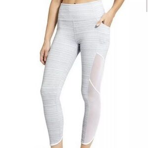 ATHLETA Jacquard Chaturanga Stash Pocket High Rise 7/8 Leggings